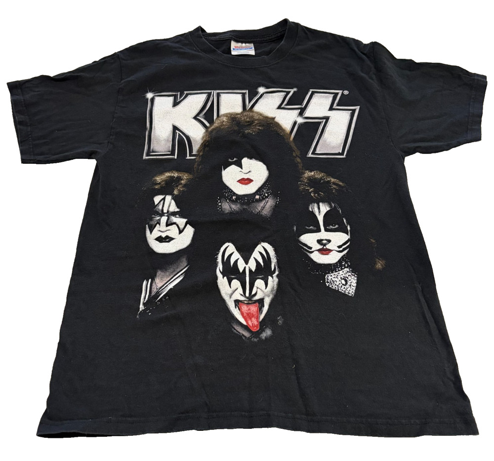 KISS 2010 The Hottest Show On Earth Tour T-Shirt Hanes Heavyweight Adult M